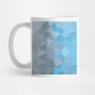 Clair de Lune Grey Abstract Low Polygon Background Mug